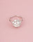 Bague 54 Bague marguerite en platine et diamants 58 Facettes 262