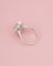 Bague 54 Bague marguerite en platine et diamants 58 Facettes 262