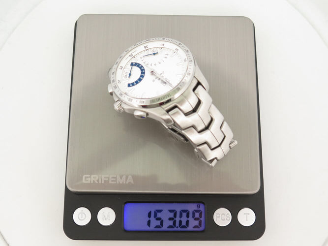 Montre TAG Heuer Link Calibre S - Montre chronographe 42 mm en acier 58 Facettes 274552