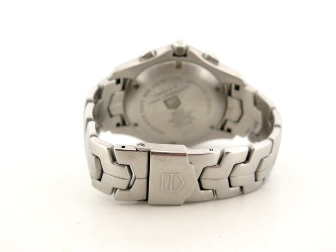 Montre TAG Heuer Link Calibre S - Montre chronographe 42 mm en acier 58 Facettes 274552