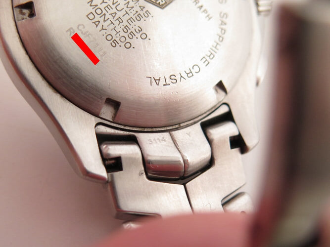 Montre TAG Heuer Link Calibre S - Montre chronographe 42 mm en acier 58 Facettes 274552