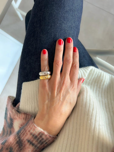 Bague 52 Chaumet - Bague Anneau en or gris 58 Facettes 1