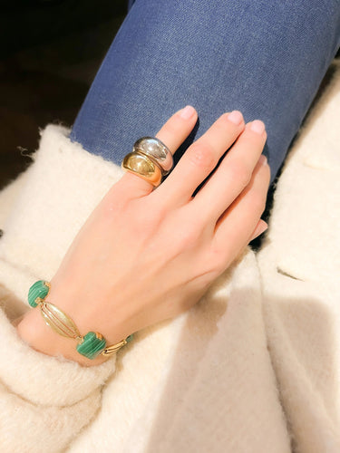 Bague 52 Chaumet - Bague jonc modèle Anneau en or gris 18k 58 Facettes 1