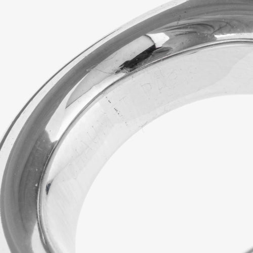 Bague 52 Chaumet - Bague jonc modèle Anneau en or gris 18k 58 Facettes 1