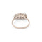 Bague 52 Bague trilogie en platine et 3 diamants taille ancienne 58 Facettes 1