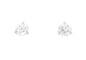 Boucles d'oreilles Boucles d’oreilles puces taille ancienne en or gris et diamants 58 Facettes 1