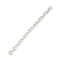 Bracelet Hermès - Bracelet Cassiopé en argent 925 et saphirs blancs 58 Facettes 0