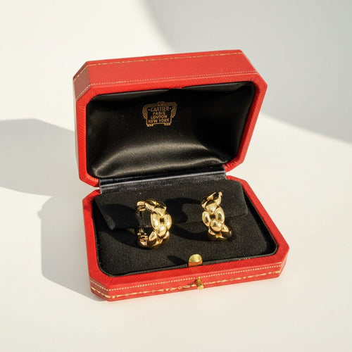 Boucles d'oreilles Cartier - Boucles d’oreilles Margot en or jaune 58 Facettes 1.0001317/2
