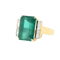 Bague 53 Bague en or jaune avec émeraude de Colombie et diamants 58 Facettes 61300084