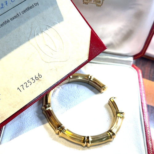 Cartier Bamboo - Bracelet en or jaune 18 carats