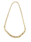 Collier maille grain de café en or jaune 18 carats
