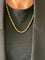 Collier maille grain de café en or jaune 18 carats