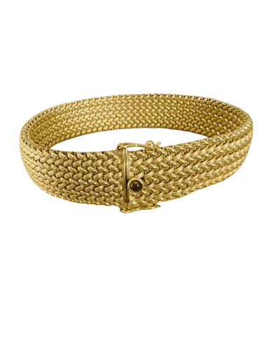Bracelet Bracelet maille polonaise en or jaune 18 carats 58 Facettes N31