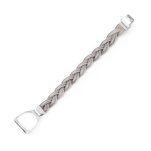 Bracelet Hermès - Bracelet modèle Étrier en argent 925 58 Facettes 1