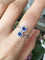 Bague 54 Bague Toi & Moi en or blanc 18K, saphirs et diamants 58 Facettes 263