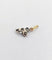 Pendentif Pendentif trèfle antique en or 18k et diamants taille ancienne 58 Facettes A07058