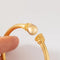 Bracelet Lalaounis - Bracelet jonc ciselé en or jaune 22K 58 Facettes 1