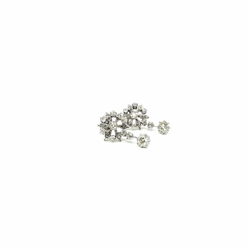 Boucles d'oreilles Boucles d'oreilles - Diamants en or blanc 58 Facettes Z15B51811