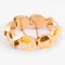 Bracelet Bracelet Tank cercles à volutes en or jaune 18k 58 Facettes 1
