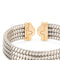 Bracelet Bvlgari - Bracelet Parentesi tubogaz en acier et or jaune 58 Facettes 1