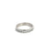 Bague 54 Bague demi-éternité en or blanc 14K et diamants 58 Facettes UN0138