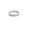 Bague 54 Bague demi-éternité en or blanc 14K et diamants 58 Facettes UN0138