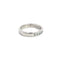 Bague 54 Bague demi-éternité en or blanc 14K et diamants 58 Facettes UN0138