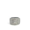 Bague 53 Bague en or blanc et diamants 58 Facettes UN0146