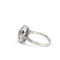Bague 54 Style Art déco - Bague en platine, aigue-marine, saphirs et diamants 58 Facettes UN0021