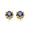 Boucles d'oreilles Boucles d’oreilles puces en or 14k avec saphirs 58 Facettes 7B946659F5864561995C26FB0A669F02