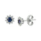 Boucles d'oreilles Boucles d’oreilles en or blanc 14k, saphirs et diamants 58 Facettes C5781D8371E345A6B3CCBA684F524292
