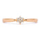 Bague 55 Bague cluster en or rose 14k avec diamants taille brillant 58 Facettes C620F834F2884E44AFD1A269DDA12CF8