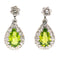 Boucles d'oreilles Boucles d’oreilles pendantes en or 14k, péridots et diamants 58 Facettes 626FDF511F994C3A90EDA7A7FE775B0C