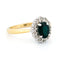 Bague 54 Bague entourage saphir et diamants en or blanc et jaune 14k 58 Facettes 2FEEB262C9464DF7844C9042C21D361D