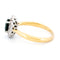Bague 54 Bague entourage saphir et diamants en or blanc et jaune 14k 58 Facettes 2FEEB262C9464DF7844C9042C21D361D