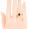Bague 54 Bague rectangulaire Art déco en or 14k, améthyste et diamants 58 Facettes 476A16F06993499F99665C47E712AA5C