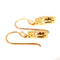 Boucles d'oreilles Boucles d’oreilles pendantes en or 14k et morganites 58 Facettes 833AC969E0C049AD8AAE614C167CCFAD