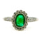 Bague 54 Bague Art déco en platine, émeraude et diamants taille simple 58 Facettes 9FECC400CFD04D54A02EF98FE5C9D00B