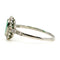 Bague 54 Bague Art déco en platine, émeraude et diamants taille simple 58 Facettes 9FECC400CFD04D54A02EF98FE5C9D00B