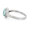Bague 56 Bague grappe en or blanc 18k, aigue-marine et diamants 58 Facettes 4CF5A3EF80FE4371939D740331CAD91B