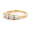 Bague 55 Bague en or jaune 14k avec opales et diamants 58 Facettes E2DF153C5794459CBE4FAE2108E20EAB
