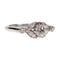 Bague 56 Bague solitaire en platine avec diamants 58 Facettes 3D54848BD3EB4CDFB8E7900D3D0443CD