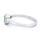 Bague 56 Bague trilogie en or blanc 14k, émeraude et diamants 58 Facettes BA20B83F65EA4B389E4D8DF4250EFFB8