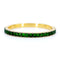 Bague 54 Bague demi-alliance en or 18k et grenats tsavorites 58 Facettes B550A24B28E543C3B304C53742766AEC