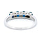 Bague 53 Bague en or blanc 14k, saphirs et diamants 58 Facettes A28D8A9A0CDA40E7836CD5CECD0B9E96