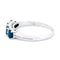 Bague 53 Bague en or blanc 14k, saphirs et diamants 58 Facettes A28D8A9A0CDA40E7836CD5CECD0B9E96