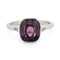 Bague 55 Bague solitaire en or blanc 14k, spinelle violet et diamants 58 Facettes 0E6834F78A724A9A84920FE8587E5737