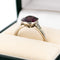 Bague 55 Bague solitaire en or blanc 14k, spinelle violet et diamants 58 Facettes 0E6834F78A724A9A84920FE8587E5737