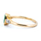 Bague 55 Bague ovale en or jaune et blanc 14k, émeraude et diamants 58 Facettes 6AD423B602614F4FBB6869161E8F51A9