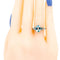 Bague 54 Bague solitaire en platine, aigue-marine et diamants 58 Facettes A626543C721146D8822FF87C40BE5CE1